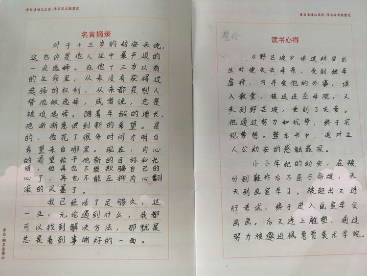 青鸟队长精美的名言摘录和读书心得.jpg